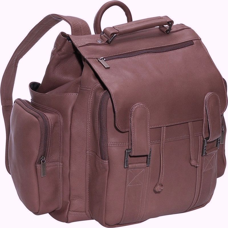 バッグ Smooth Leather BackPack Ztas-329 TOP HANDLE BACKPACK-EXTRA LARGE – Ztas Leather New York